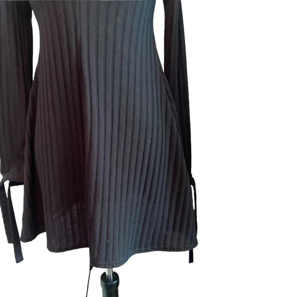 ! Nasty Gal Collection knit fit and flare skater dress long sleeve - Picture 2 of 5